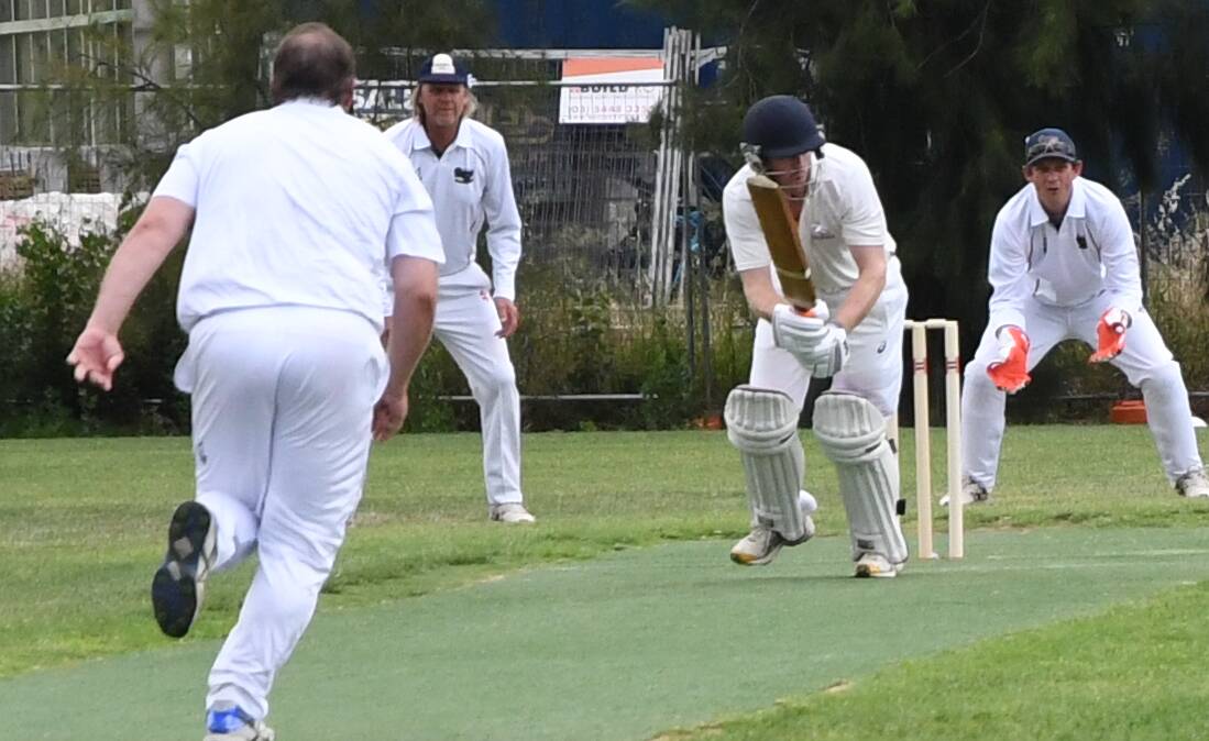 HANDY INNINGS: James Smith made 43 in United's tally of 9-228 against Sedgwick in round seven of the Emu Valley Cricket Association season on Saturday.