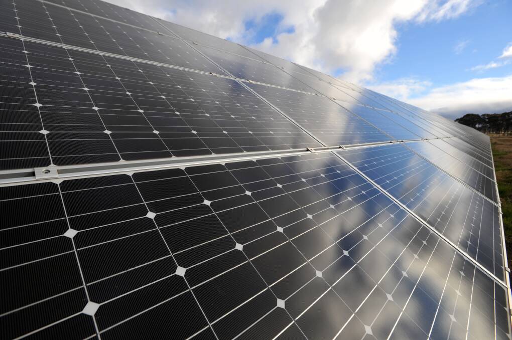 A company is awaiting a planning decision on a Goornong solar farm bid. Picture: FILE PHOTO