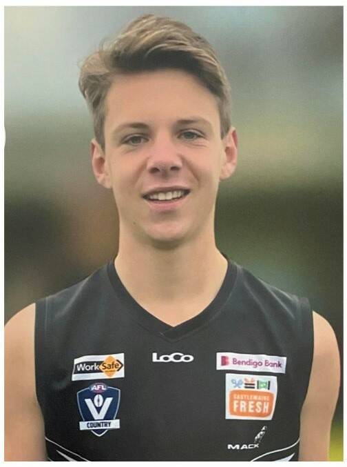 Dallas Keogh-Frankling. Picture courtesy of the Castlemaine Football Netball Club