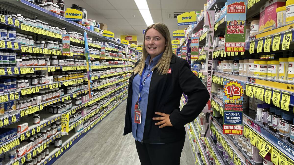 Chemist Warehouse retail manager Lisa Ansaldi says the city centre store's new location will help out smaller businesses nearby. Picture by Tom O'Callaghan
