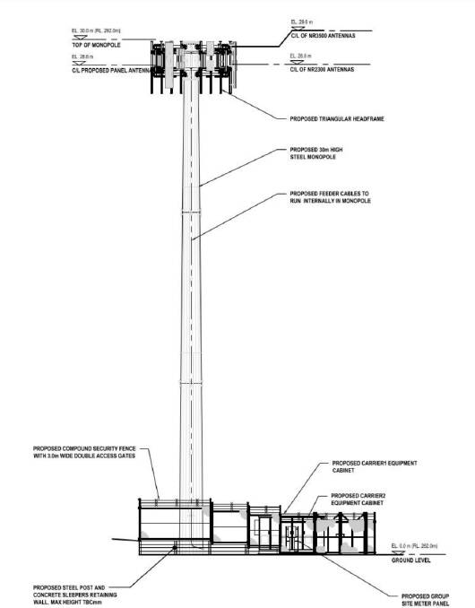A plan of the tower proposed for Strathdale. Image supplied