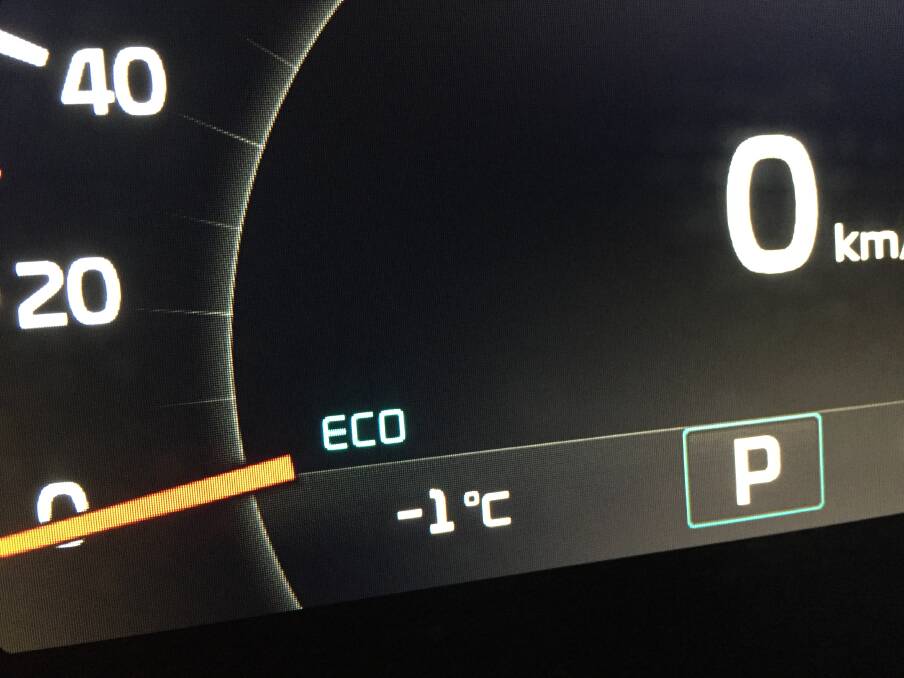 The temperature dropped to below -1 degrees in Bendigo by 5.30am.