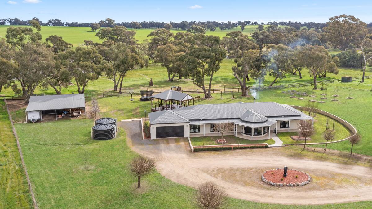 The 12-acre farmlet is perfect for those seeking a quiet rural lifestyle