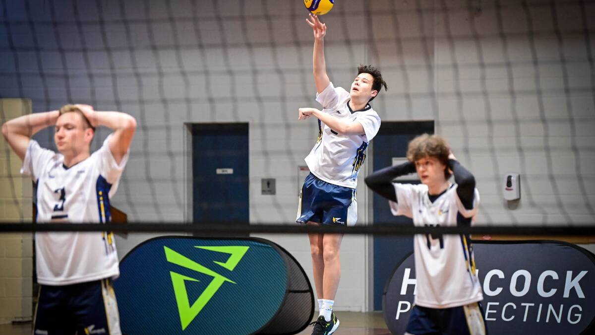 Australian Youth Volleyball Championships. Victoria v Tasmania. Pictures by Brendan McCarthy