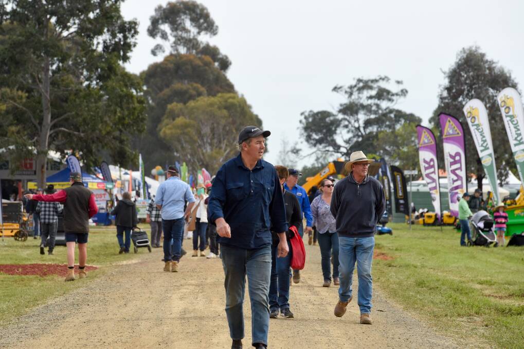 Elmore Field Days organisers were pleased with crowd sizes. Picture by Noni Hyett