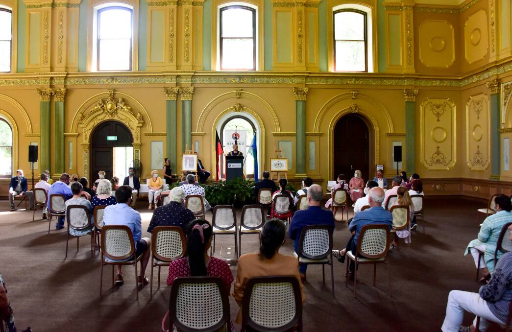 A citizenship ceremony being held in Bendigo in 2021. A rule forcing councils to hold a citizenship ceremony on January 26 has been reversed by the federal government. Picture by Darren Howe