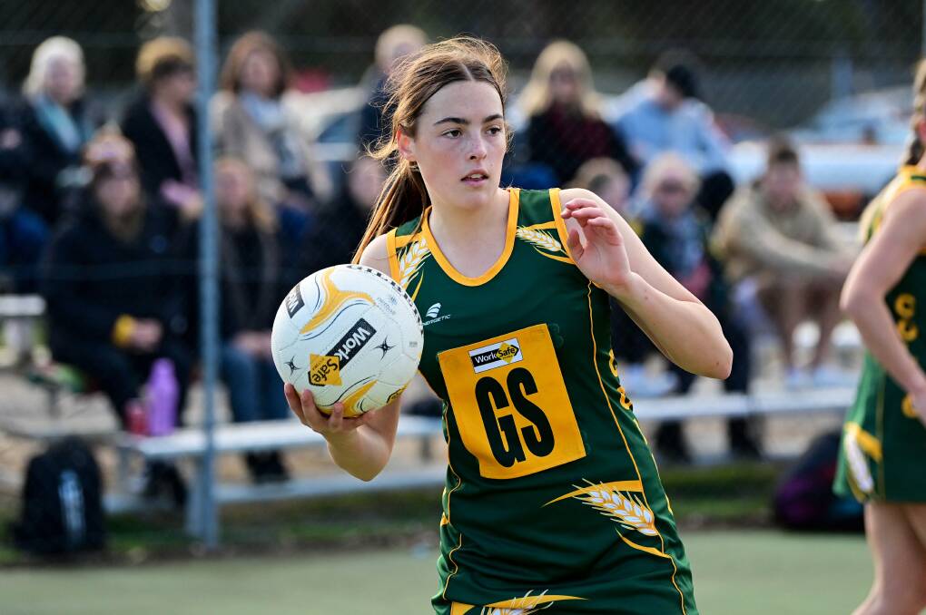 Matilda McIntyre, in action for Colbinabbin during the 2023 HDFNL season. Picture by Darren Howe