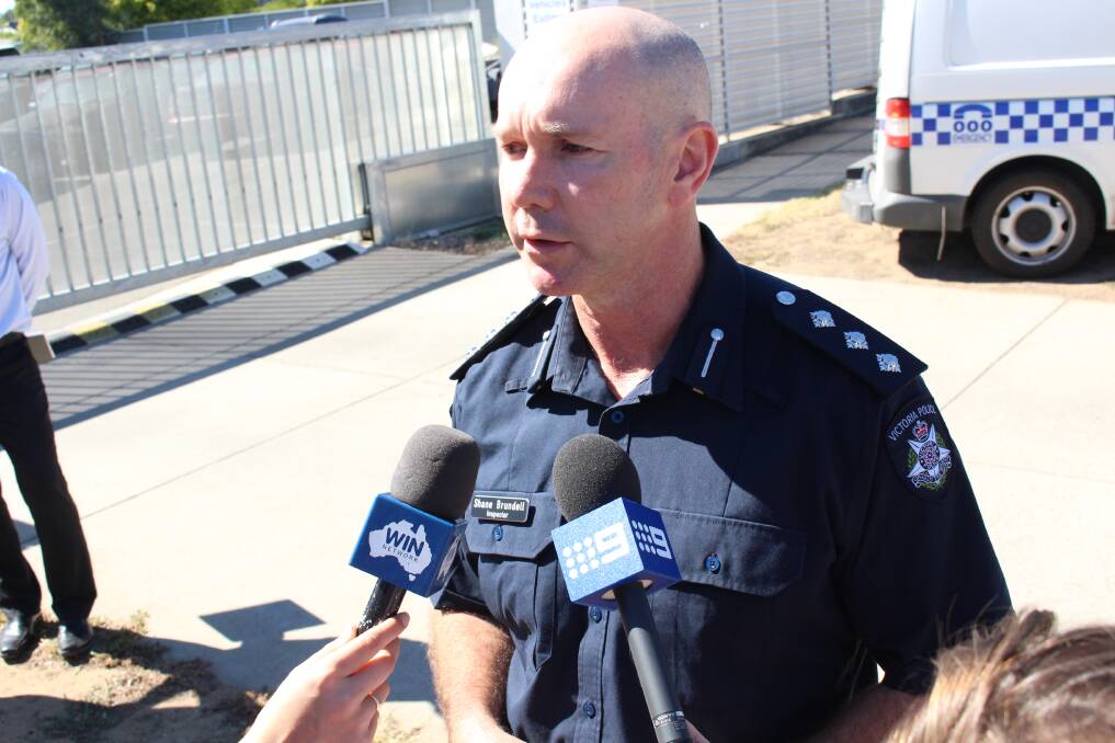 IN VIEW: Police Inspector Shane Brundell said synthetic drugs were on the radar of local police.  