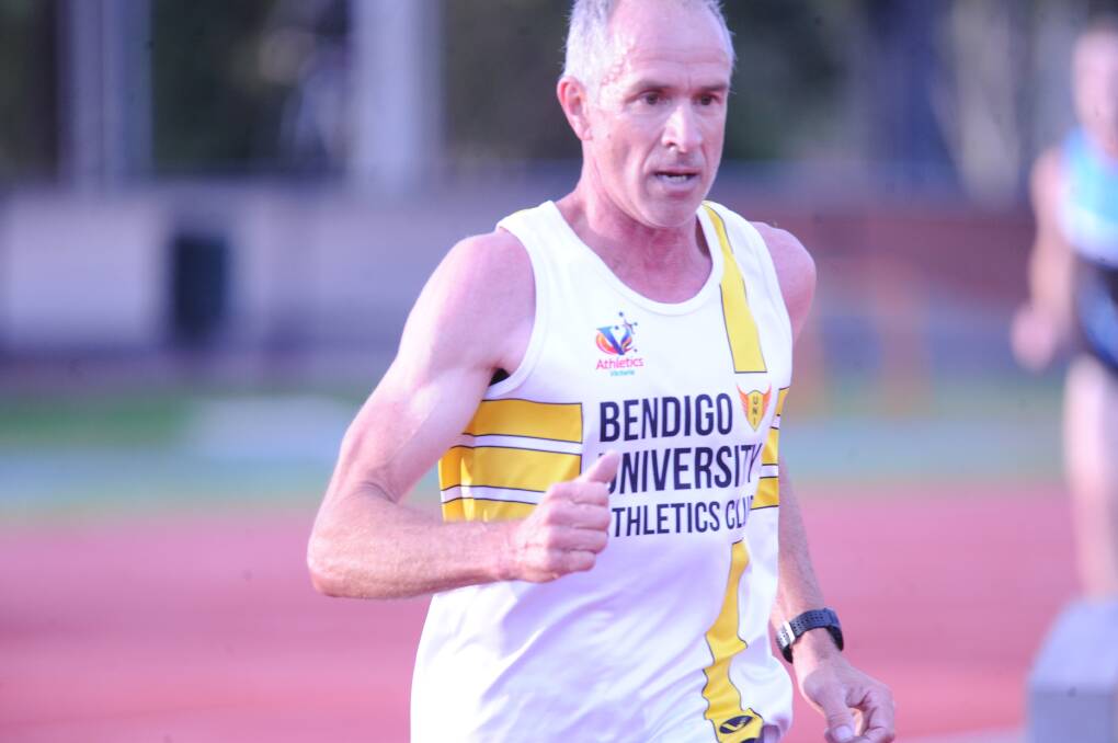 Mike Bieleny is enjoying a brilliant season on the athletics track in Bendigo.