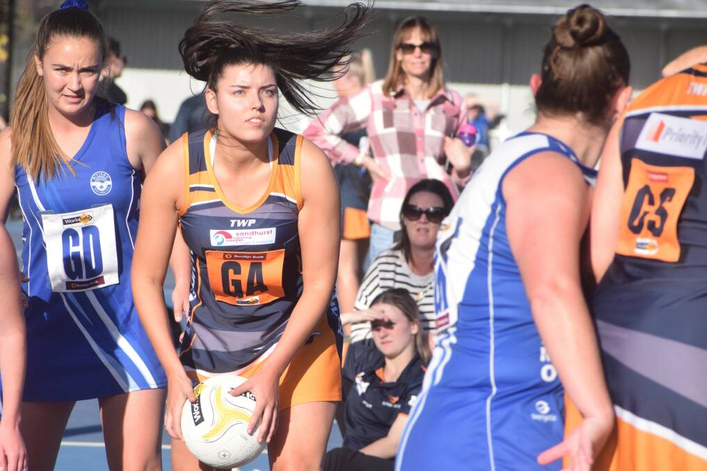 The pairing of Meg Patterson (pictured) and Tia Webb will again pose headaches for opposition defences.