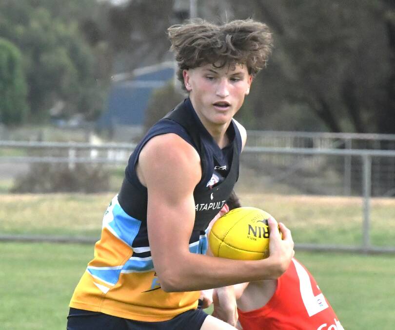 Moama's Jobe Shanahan has made a strong start to the Coates Talent League season. Picture by Adam Bourke