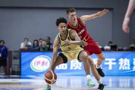 Dash Daniels in action for Australia during the FIBA Under-17 World Cup in Turkey. Picture by FIBA