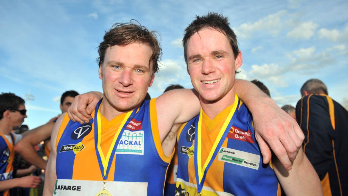 Nick and Christian Carter premiership team-mates in 2009.