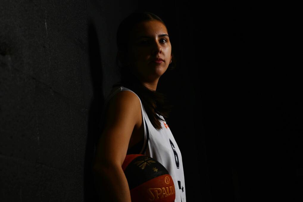 Mia Harvey is one of Bendigo's brightest young basketball talents. Picture by Darren Howe