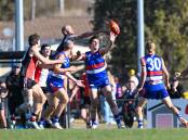 North Bendigo proved too good for Heathcote in their round 13 clash at Atkins Street on Saturday. Picture by Enzo Tomasiello