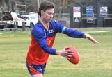 Marong's Ryley Taylor has established himself as one of the best players in the LVFNL. Picture by Adam Bourke