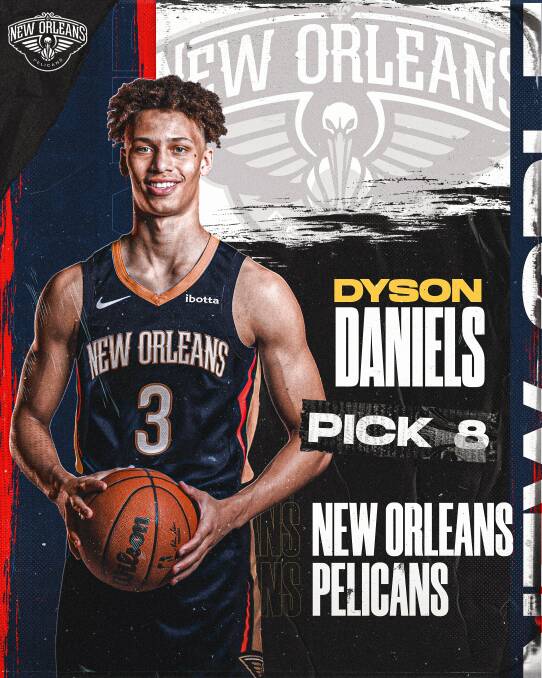 Dyson Daniels drafted by New Orleans Pelicans, Australian NBA