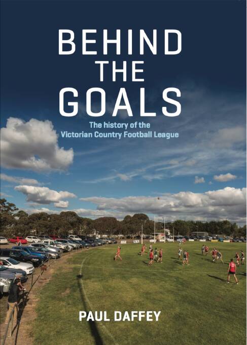 FOOTY FANATIC: The cover of Paul Daffey's book on the history of the VCFL.