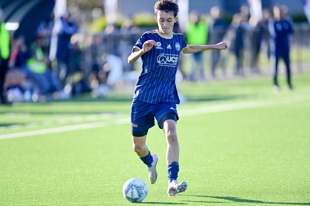 Bendigo City under-18 midfielder Lachlan Scholtens. Picture by Brendan McCarthy