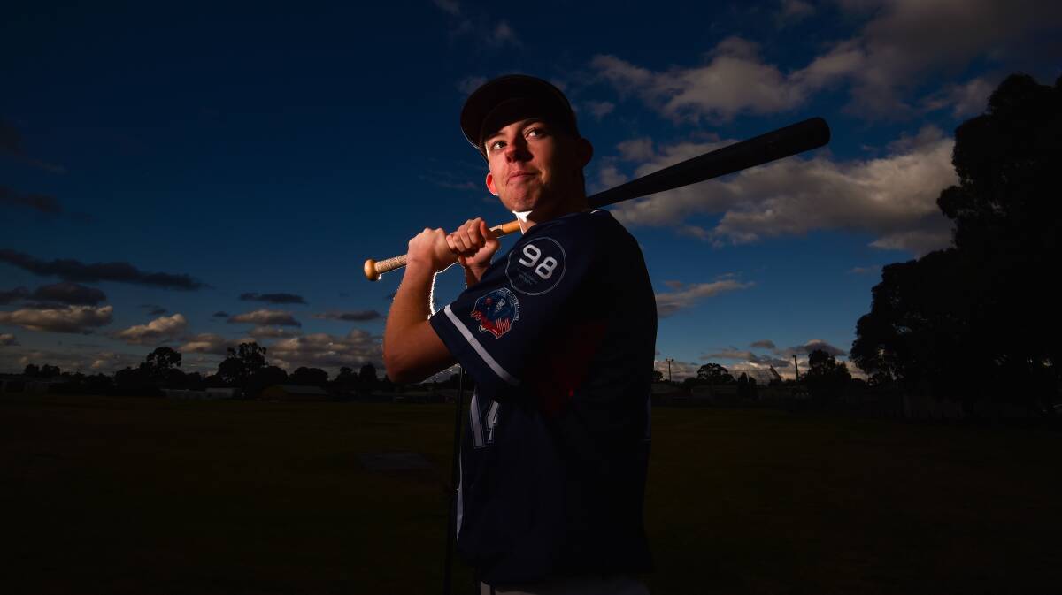 Fynn Murphy is keen to play baseball at the highest level. Picture by Darren Howe