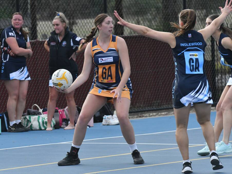MGYCW goal attack Emily Barbour was a key player in her side's win over INglewood. Picture by Adam Bourke