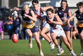 Tobie Travaglia played arguably the best game of his Bendigo Pioneers career in Sunday's close loss to Sandringham. Picture by Darren Howe