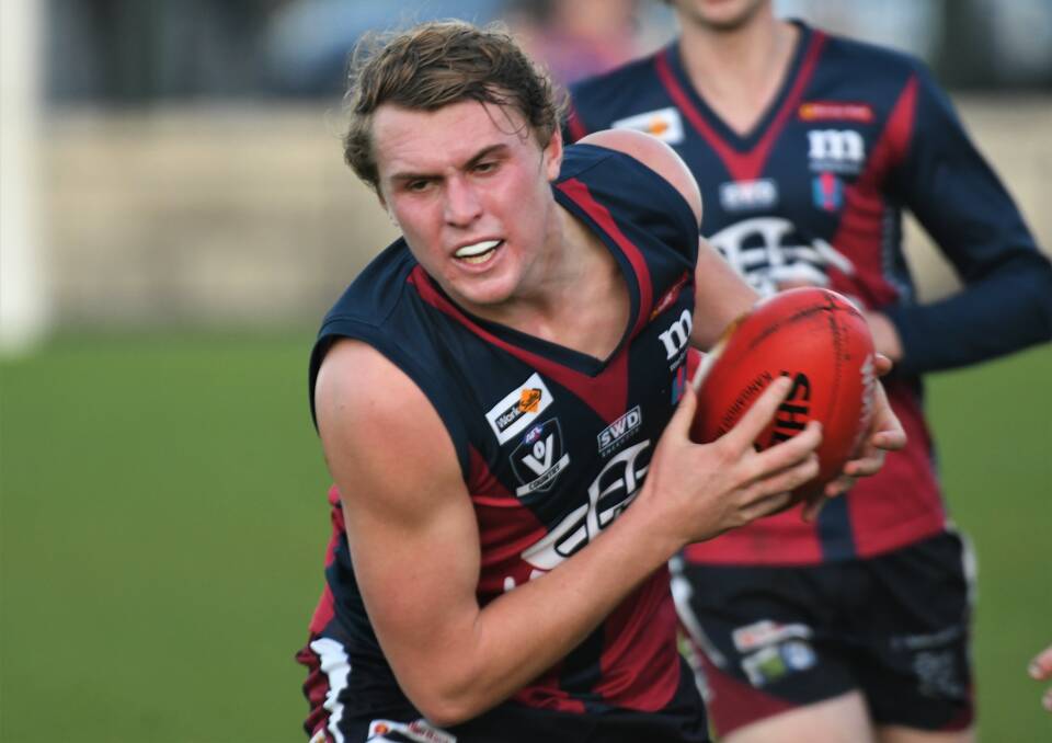 Cobi Maxted tormented the Castlemaine defence on Saturday.