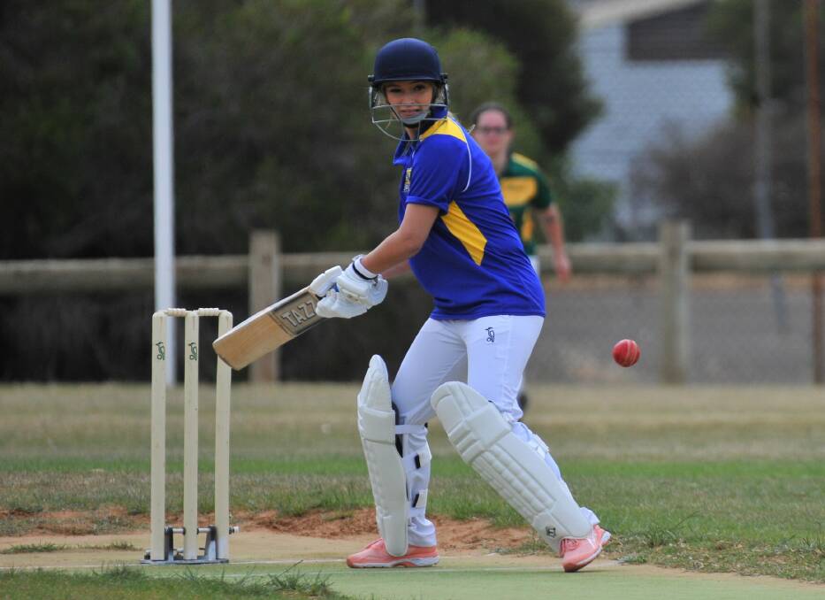 MULTI-TALENTED: Golden Square's Rebecca Berry showed plenty of talent with the bat.