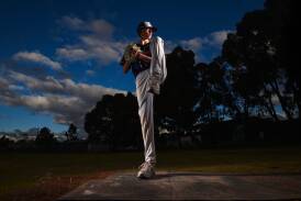 Bendigo baseballer Fynn Murphy is about to tour the United States with the Victorian Kookaburras. Picture by Darren Howe