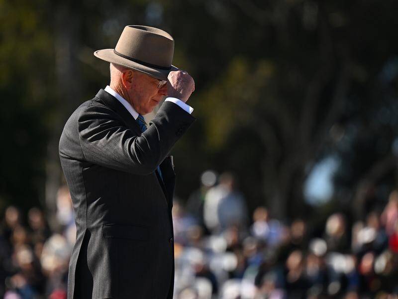 Governor-General David Hurley has released the King's Birthday Honours List, saluting many Aussies. (Lukas Coch/AAP PHOTOS)