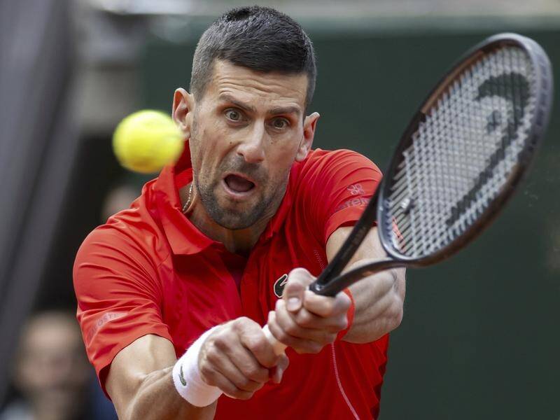 Novak Djokovic has the chance in Paris to eclipse Margaret Court's record for most grand-slam wins. (AP PHOTO)