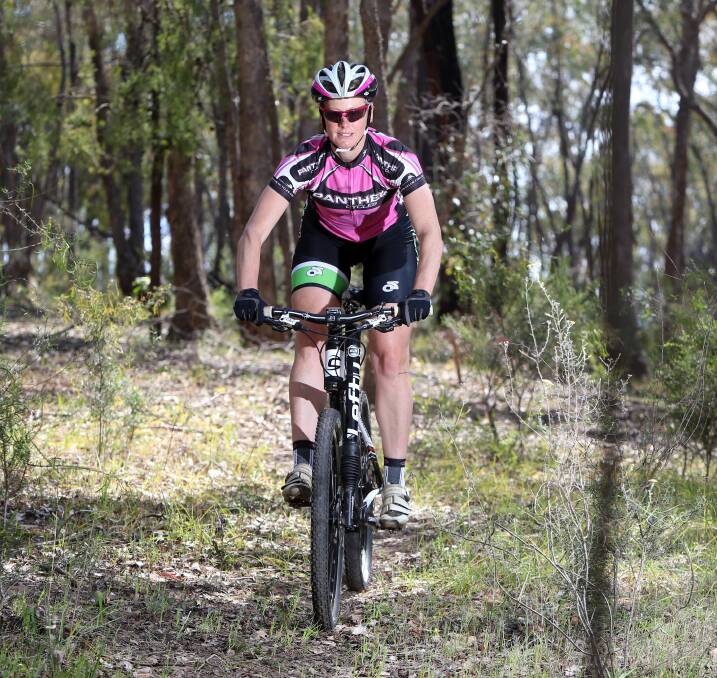 OFF-ROAD: Endurance mountain bike rider Justine Leahy. Picture: GLENN DANIELS