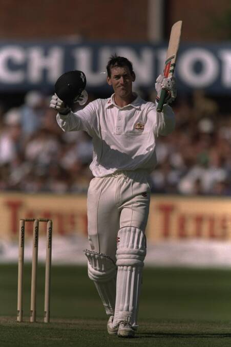 TOP KNOCK: Matthew Elliott during his innings of 199 at Leeds in 1997.