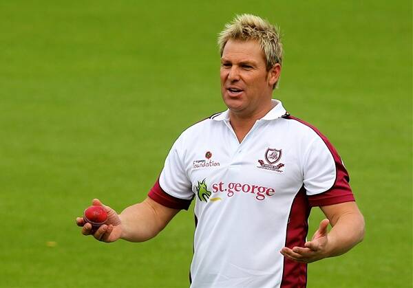 VISIT: Shane Warne will feature in an all-star cricket charity match in February.