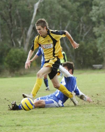 ON TARGET: Sam Gowers struck a goal for Colts at Eaglehawk.