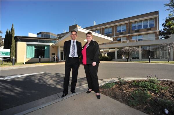 HEALTHY STATE: St John of God Hospital CEO, Michael Hogan and Director of Nursing, Karen Laing were pleased with the survey results.