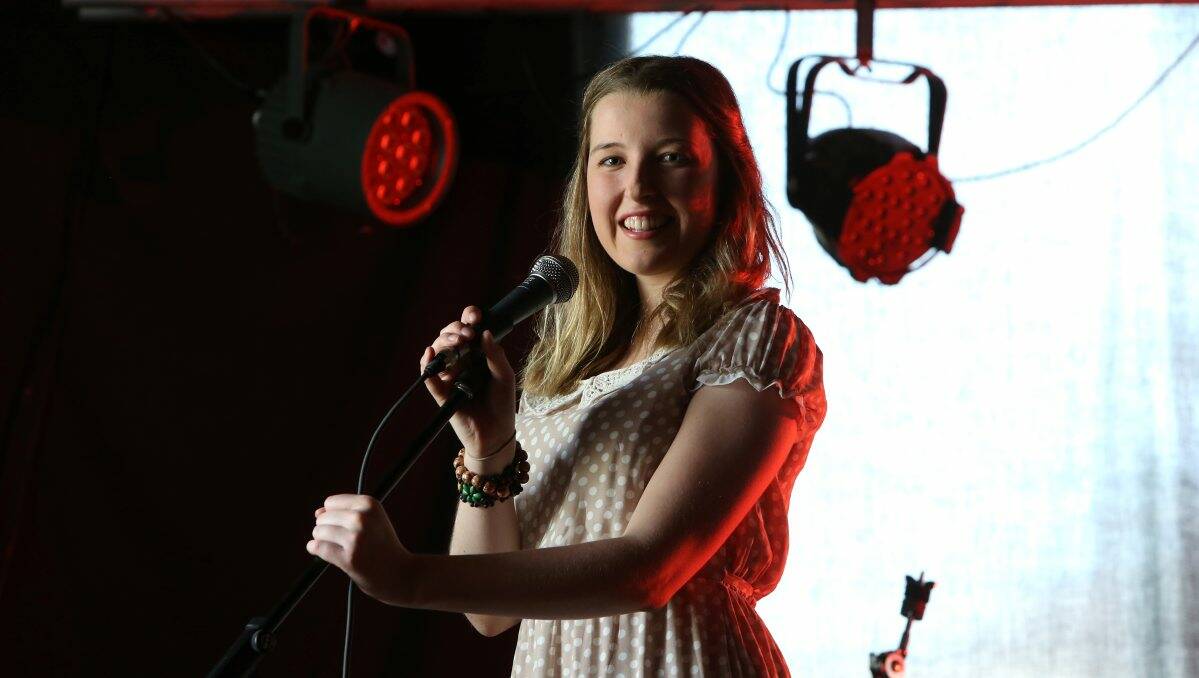 EXCITED: Georgia Delves will be competing in the Eaglehawk Rotary Club’s Festival Idol. Picture: PETER WEAVING 